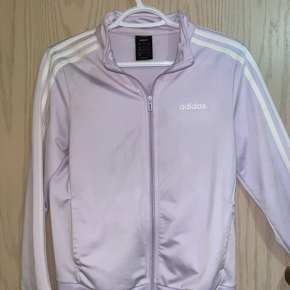 Purple adidas jacket
